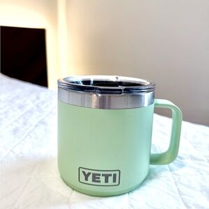Yeti KEY LIME Rambler 14 oz Stackable Mug with Magslider Lid